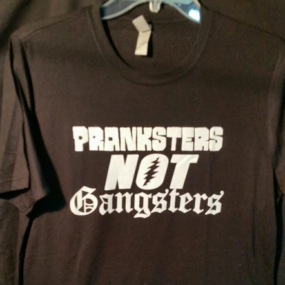 ZJD Grateful Dead Pranksters Not Gangsters T-shirt